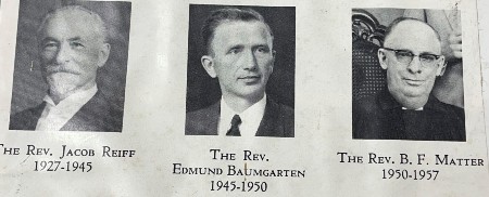 Reverends Reiff, Baumgarten, Matter